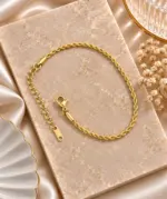 Gold Burgu Zincir Bileklik - Görsel 2