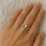 Yonca Şans Ayarlı Çelik Yüzük