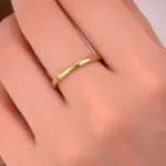 İnce Klasik Çelik Yüzük | 19 Numara