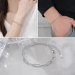 Silver Uzun Halkalı Zincir Bileklik