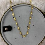 Gold Sıralı Mini Kalp Zincir Kolye