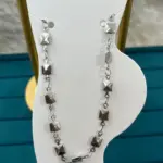 Çelik Kare Detaylı Halhal