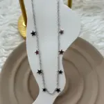 Zincir Yıldız Detaylı Çelik Halhal