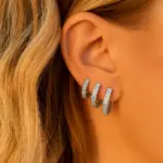 “Doku & Işıltı Üçlü Halka – Silver”
