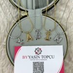 Gümüş Harfli Kolye