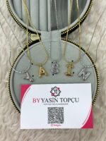 Gümüş Harfli Kolye