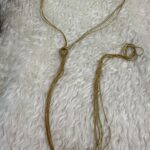 Çelik Elegance Gold Multi Zincir Kolye