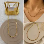 Xuping Pullu Gold Zincir Kolye