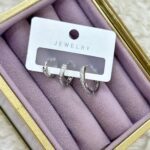 “Luna Pavé Üçlü Halka – Silver”