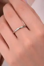 İnce Klasik Çelik Yüzük | 16Numara