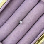 Mini Aura Tektaş – Zirkon Stud Piercing (Çelik)