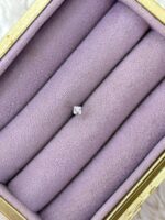 Mini Aura Tektaş – Zirkon Stud Piercing (Çelik)