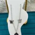 Kelebek ve Ağaç Figürlü Çelik Halhal