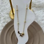 Kalp ve Zigzag Figürlü Çelik Halhal