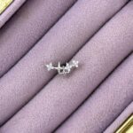 Yıldız Dansı Zirkon Taşlı Çelik Piercing