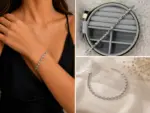 Yıldız Detaylı Silver Bileklik