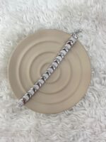 Silver Silindir Form Taşlı Bileklik - Görsel 2