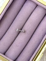 Kalp Işıltı – Kalp Kesim Tektaş Zirkon Mini Piercing (Çelik) - Görsel 2