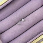İkiz Çiçek Kavis – Çelik Zirkon Barbell Piercing