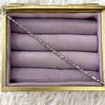 Silver Işıltılı Top & Boru Zincir BİLEKLİK