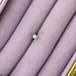 Mini Tektaş – Zirkon Stud Piercing (Çelik)