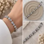 Silver Yıldız Detaylı Bileklik