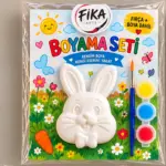 Tavşan Boyama Seti – Rölyef