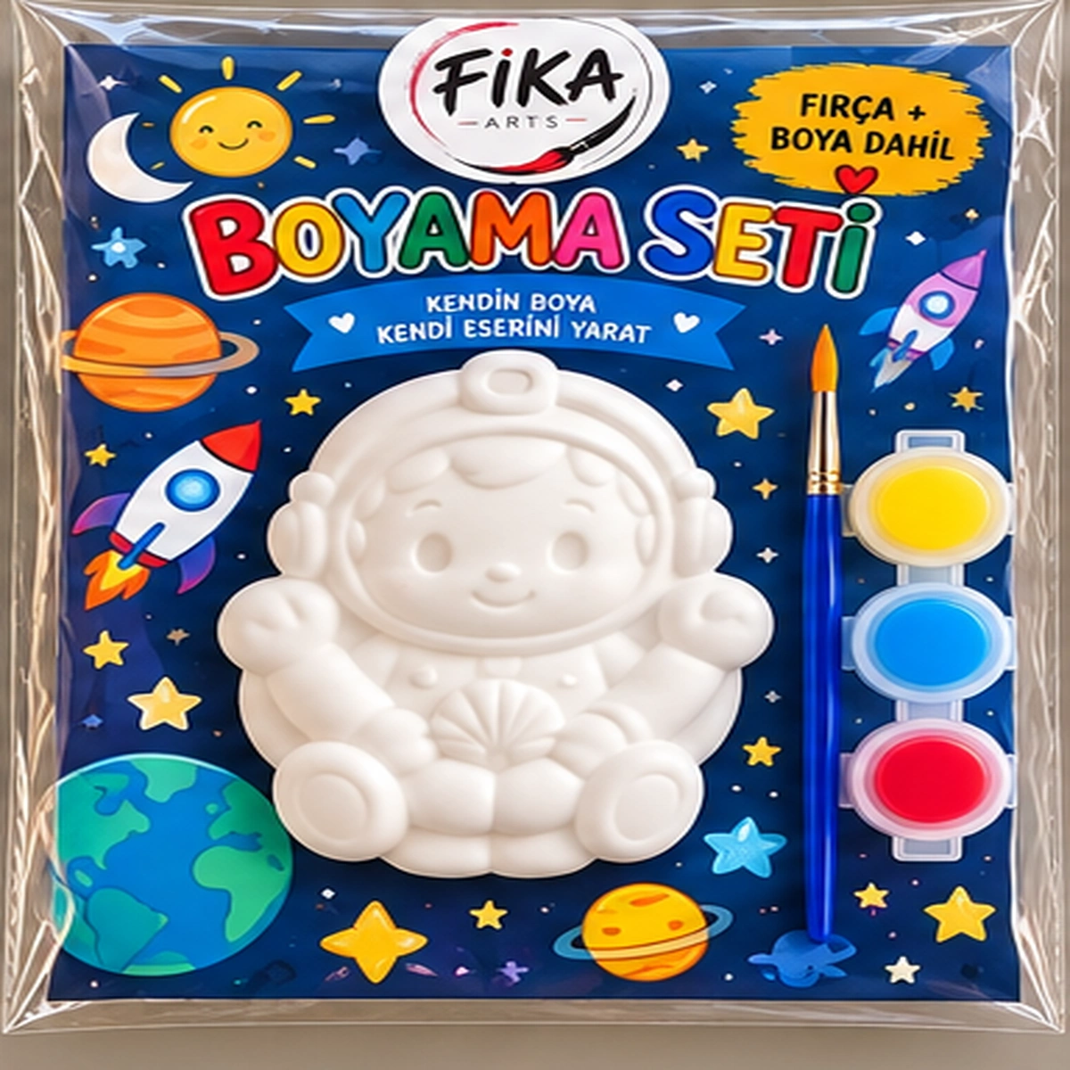 FA-BS-0015 Astronot Boyama Seti – Rölyef - Görsel 1