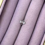 Kurdele Işıltısı Mini Zirkon Çelik Piercing