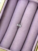 Kurdele Işıltısı Mini Zirkon Çelik Piercing