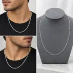 Klasik Halka Zincir Silver Kolye