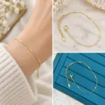 Gold İnce Zincir Bileklik
