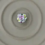 Pembe Kalp Bahçe Çiçeği Charm