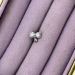 İkili Çiçek Damla Sarkaç Çelik Piercing