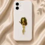 Gold Şemsiyeli Figürlü Telefon Charmı