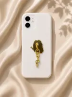Gold Şemsiyeli Figürlü Telefon Charmı