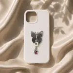 Kelebek ve Renkli Figürlü Telefon Charmı