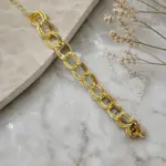 Gold Halka Zincir Bileklik