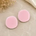 Pudra Pembe Geometrik Küpe