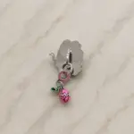 Pembe Paskalya Yumurtası Figürlü Sallantılı Charm - Görsel 2