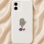 Telefon ve Balon Köpek Figürlü Sallantılı Charm