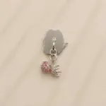 Pembe Kalp ve Tavşan Figürlü Sallantılı Charm - Görsel 2