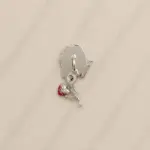 Kalp ve Anahtar Figürlü Sallantılı Charm - Görsel 2