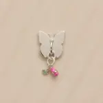 Pembe Çiçek Figürlü Sallantılı Charm - Görsel 2