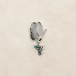 Taşlı Sinek Kuşu Figürlü Sallantılı Charm - Görsel 2