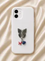 Kelebek Figürlü Çilek ve Balık Detaylı Telefon Charmı