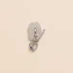 Renkli Taşlı Kalp Telefon Charm - Görsel 2