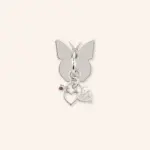 Kalp ve Anahtar Figürlü Sallantılı Charm - Görsel 2