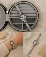 Oval Kadran Silver Kadın Kol Saati