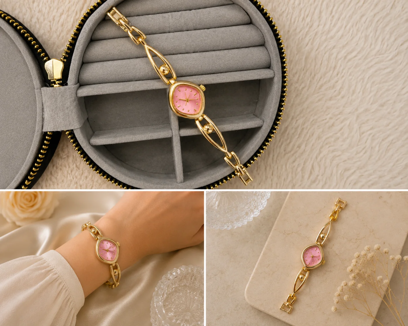 chatgpt-image-27-agu-2026-12-15-02.webp Pembe Kadran Gold Kadın Kol Saati - Görsel 1